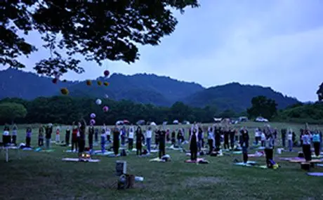 2018年9月1日（土）に福島県の美坂高原で開催される<br>癒し効果抜群のイベント「星空とヨガ」に協力